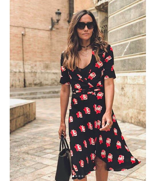 ganni harley wrap dress